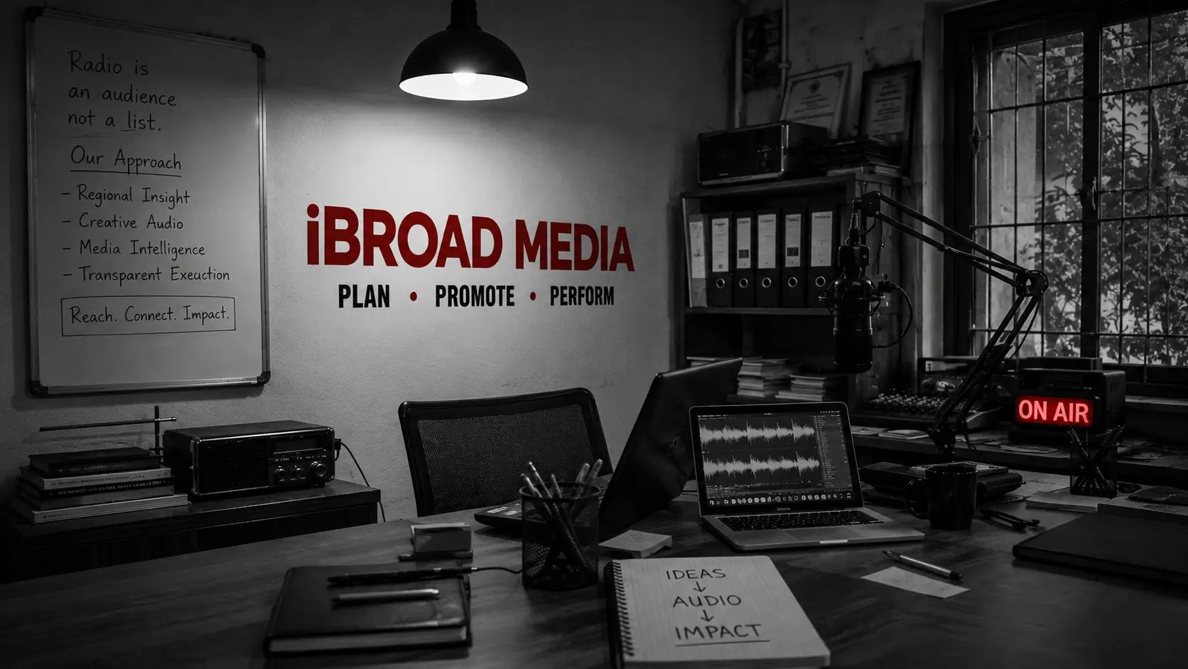 Early radio production and studio work